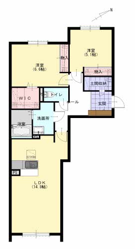 ヴィラ　ダンク上到津　＊A0103-2