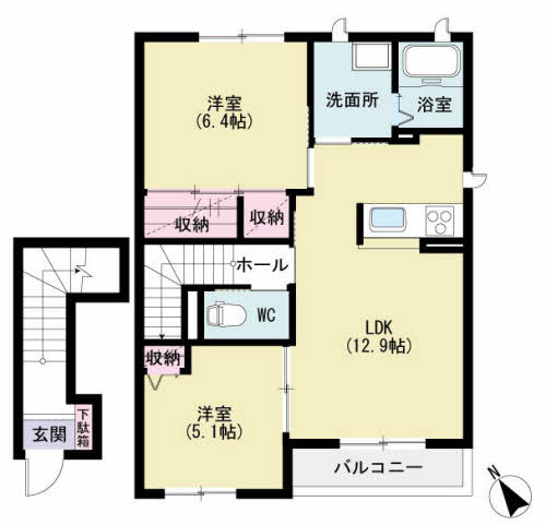 ベニコー　Ａ棟　＊＊A0203-2