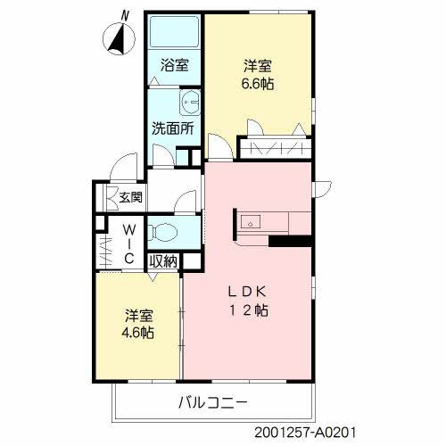 ヴィラ・クレール　＊＊ A0201号-16