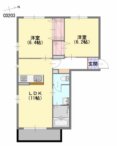 ソシア平尾 C棟 * C0203号-16