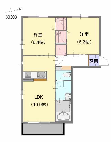 ソシア平尾　Ｃ棟　＊ C0303号-16