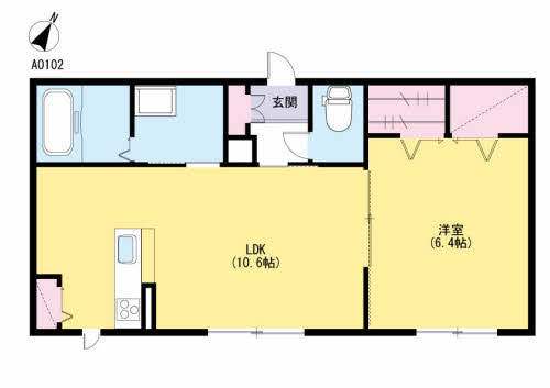 シャーメゾン愛野　＊ A0102号-15