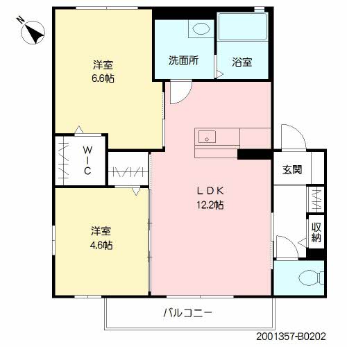 ＦＯＲＥＮＡ　Ｂ棟　＊＊ B0202号-14