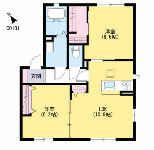ＦＯＲＥＮＡ　Ｃ棟　＊＊ C0101号-16