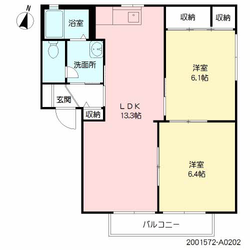 パストラル則松　Ａ棟　＊A0202-2