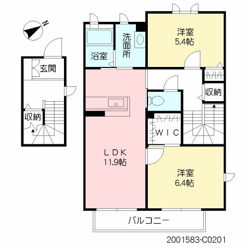 クラヴィエ石坂　Ｃ棟　＊C0201-2