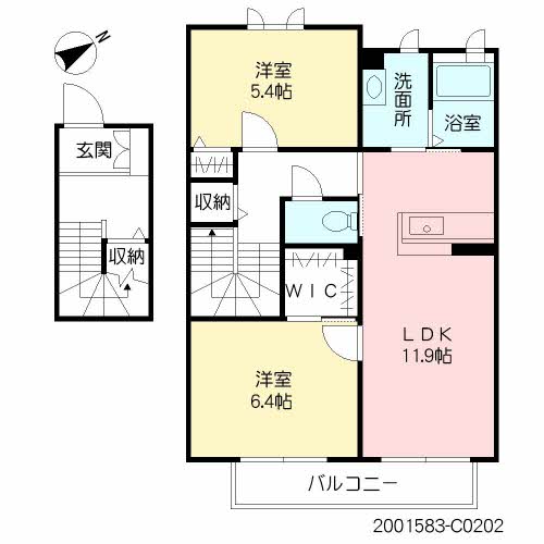クラヴィエ石坂　Ｃ棟　＊C0202-2