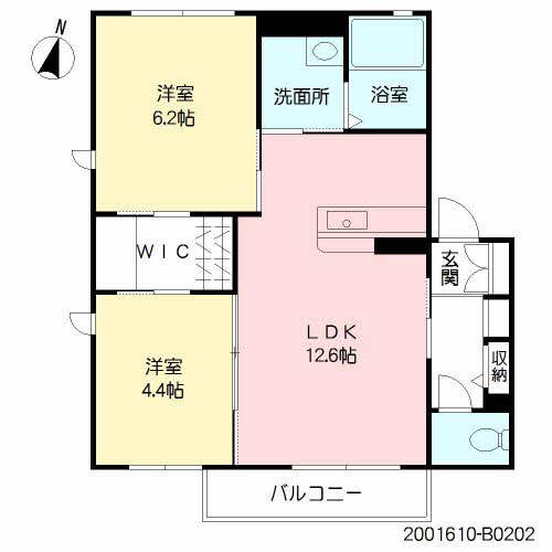 ディアコートTOK B棟 ** B0202号-16