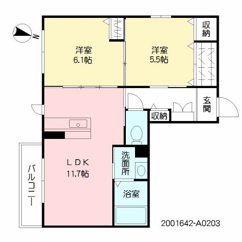 ハーヴェストハイツⅡ　＊ A0203号-16