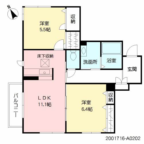 シャーメゾン境川　＊＊ A0202号-16
