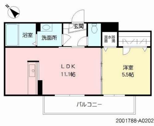 シャーメゾン桜川 ** A0202号-16