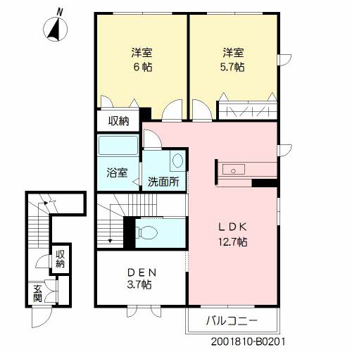 サンロードⅢ　Ｂ棟B0201-2