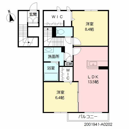 シャーメゾン黒石　Ａ棟　＊＊A0202-2