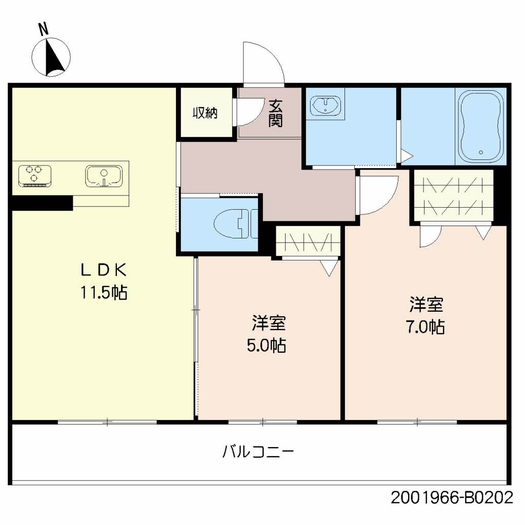 ＭＡＳＴ東櫛原　Ｂ棟B0202-2