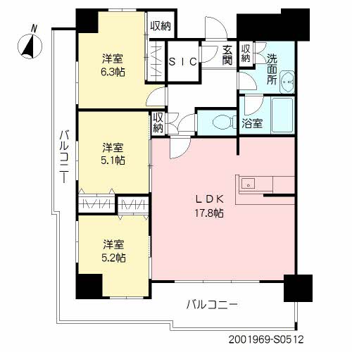 プライムメゾン　セントラルパークS0512-2