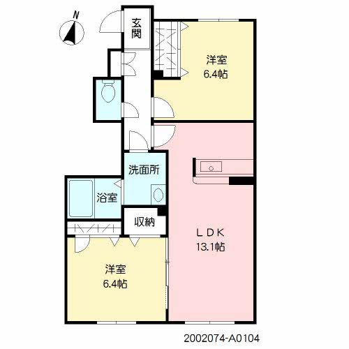 ＭビレッジⅡ　Ａ棟A0104-2