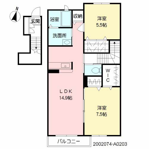 ＭビレッジⅡ　Ａ棟A0203-2