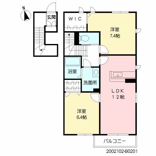 エクラージュ松江　Ａ棟　＊ A0201号-2