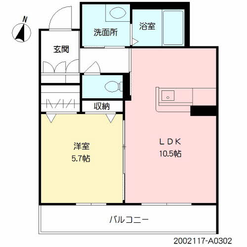 ベレオ佐賀天神　＊＊A0302-2
