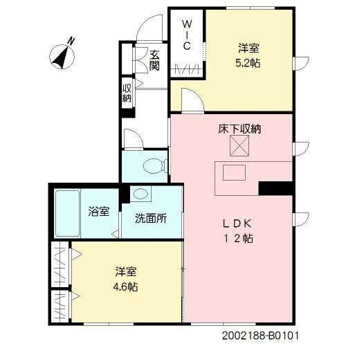 カーサフェリーチェ　Ｂ棟　＊ B0101号-2