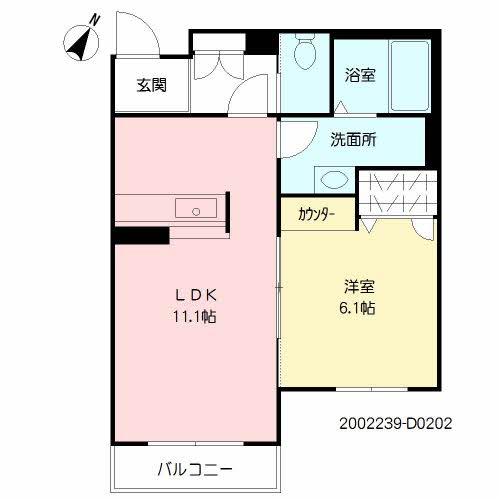 ヴィラウィステリア門司　Ｄ棟　＊ D0202号-16