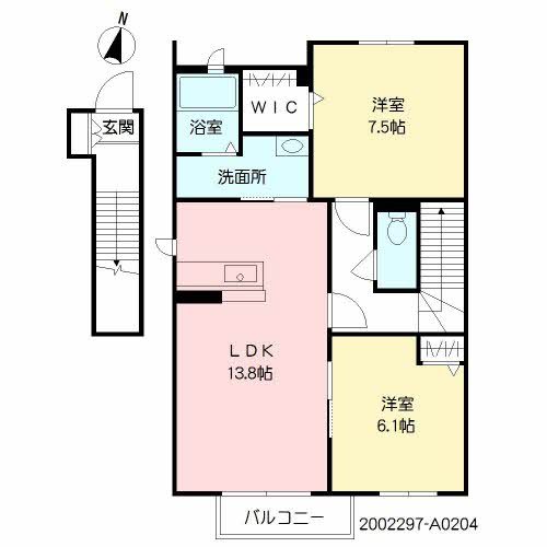 シャーメゾンフィオーレ前原東 C棟 ** A0204号-2