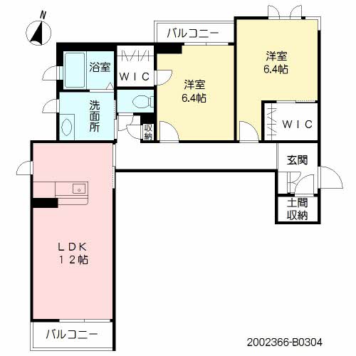 グランメゾン　Ｂ棟　＊＊B0304-2
