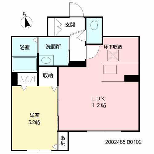 ベレオTOK B棟 * B0102号-14