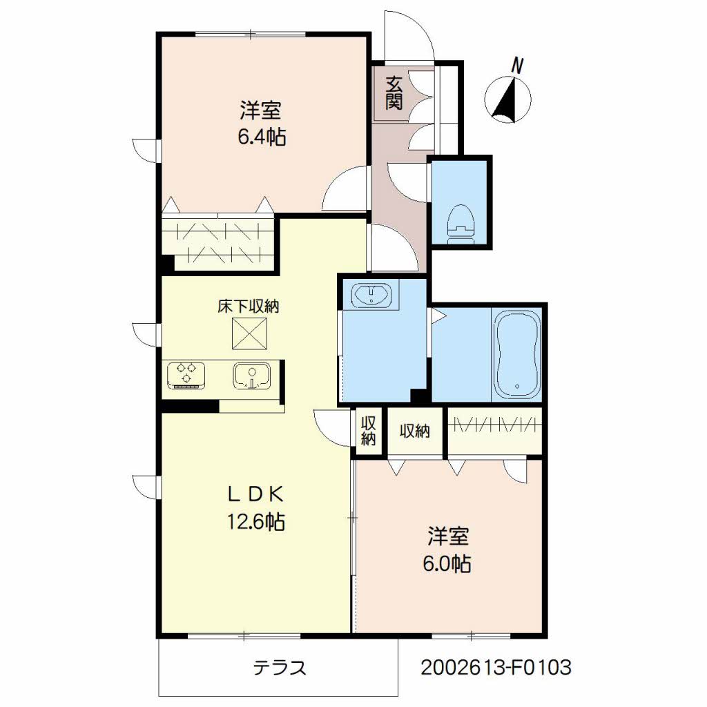 アトレ和泉Ⅱ F棟 ** F0103号-2