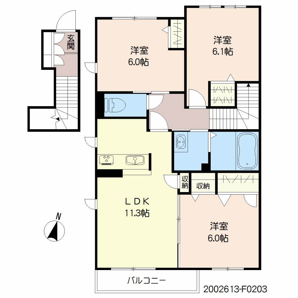 アトレ和泉Ⅱ　Ｆ棟　＊＊ F0203号-14