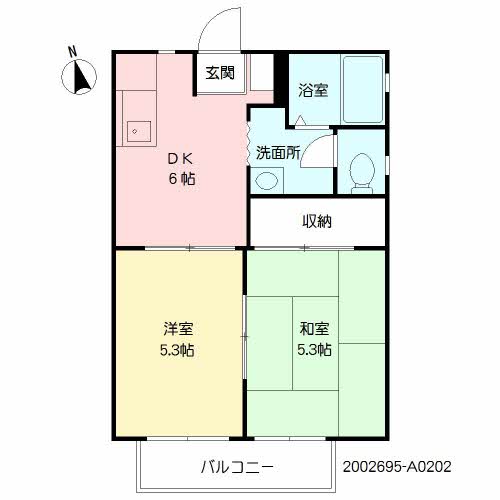 アネックス鍋島　Ａ棟A0202-2