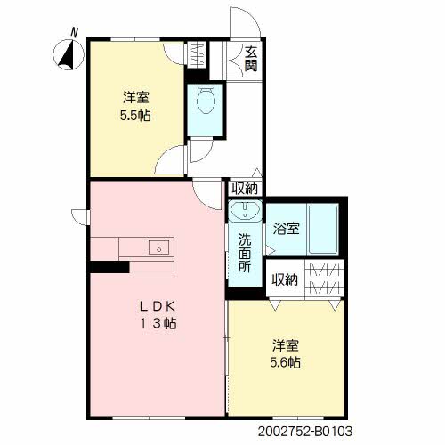 レーベンハイムⅢ　Ｂ棟　＊＊B0103-2