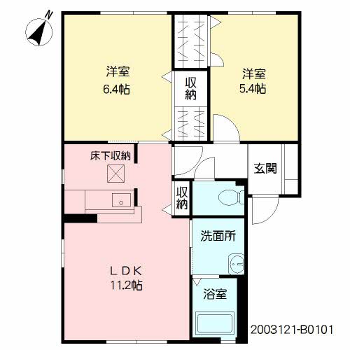 シェソワ　Ⅱ棟B0101-2