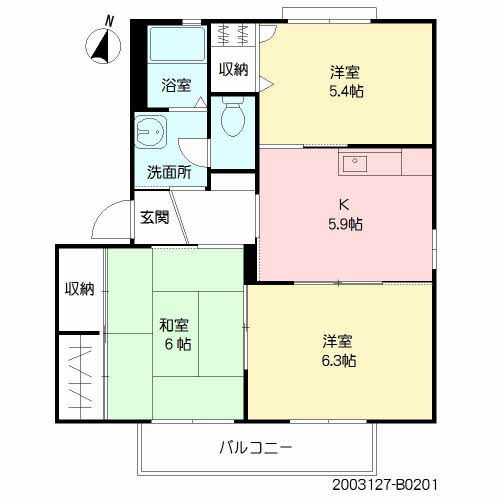 レジデンス幸　Ｂ棟 B0201号-16