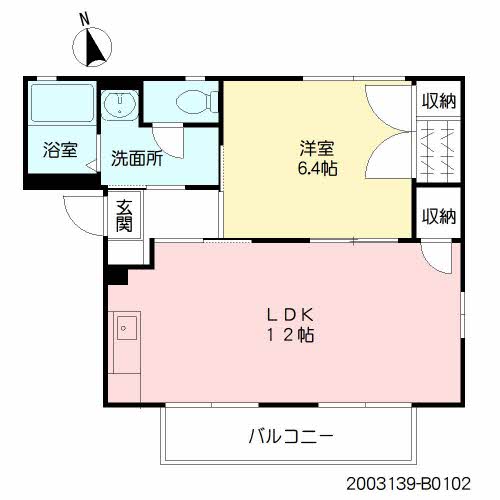 エクセレントコーポ　Ｂ棟　＊B0102-2