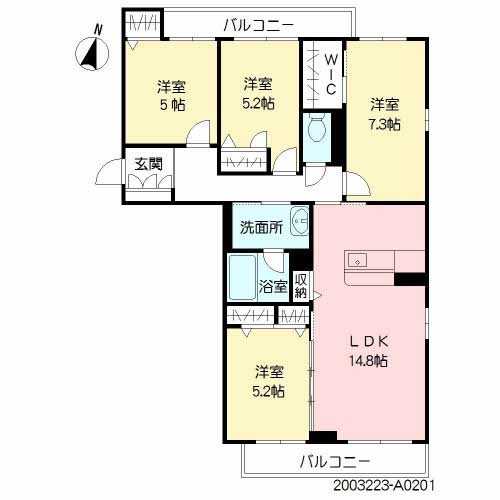 ＭＡＳＴメゾン下郡　Ａ棟A0201-2