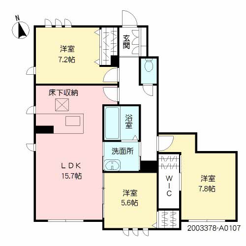 シャーメゾン・Ｋ　＊ A0107号-16