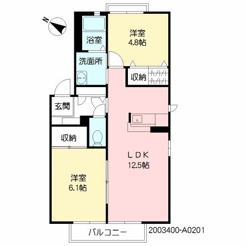 ディアス芦屋　Ａ棟 A0201号-16