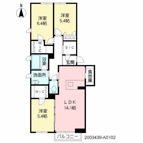 シャーメゾンガーデンズ神辺　＊＊ A0102号-6