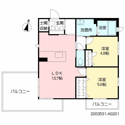シャノアール　Ｃ棟A0201-2