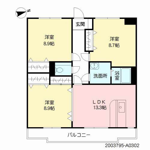 Ｋ＆Ｍ京塚ハイツA0302-2