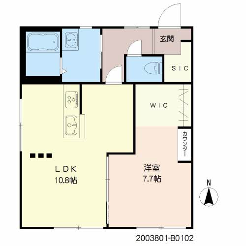 フローラル古城　Ｂ棟 B0102号-15
