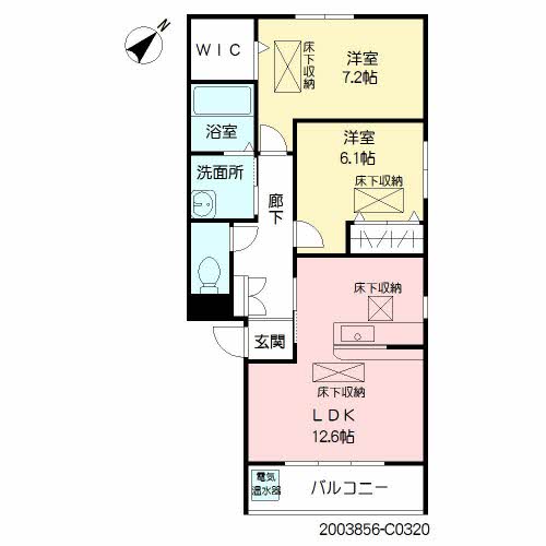 ルネス本城学研台　Ⅲ棟　＊＊ C0320号-16