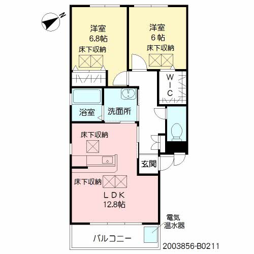 ルネス本城学研台　Ⅱ棟　＊＊B0211-2