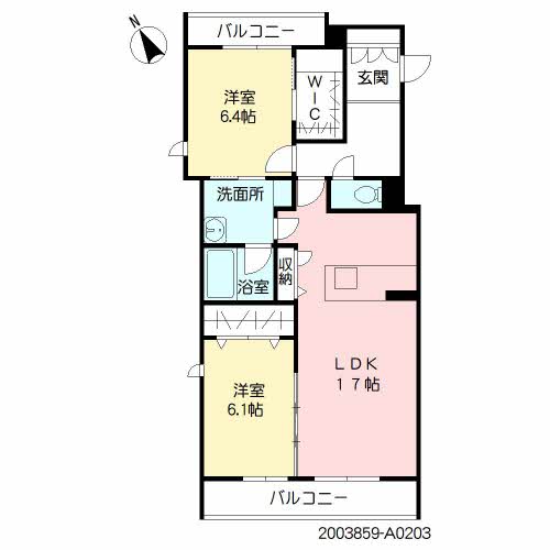 シャーメゾン水前寺イーストコート　＊ A0203号-16