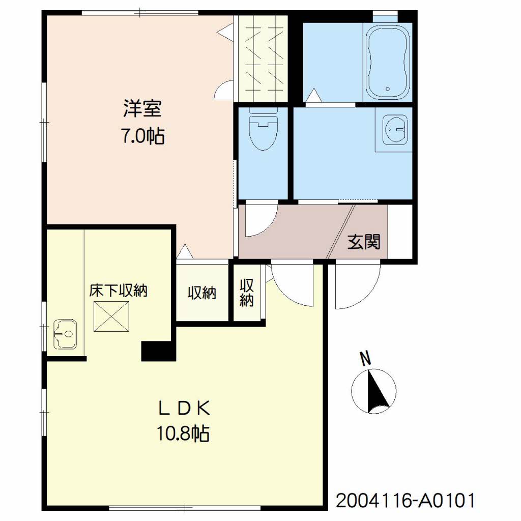 ディアス帆足　Ａ棟　＊＊A0101-2