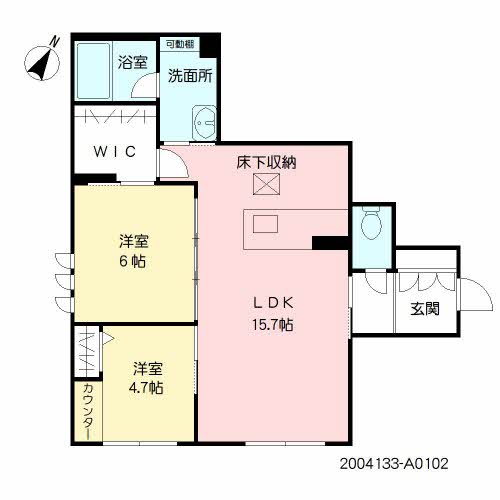 シャーメゾン　ルピナス　＊ A0102号-16