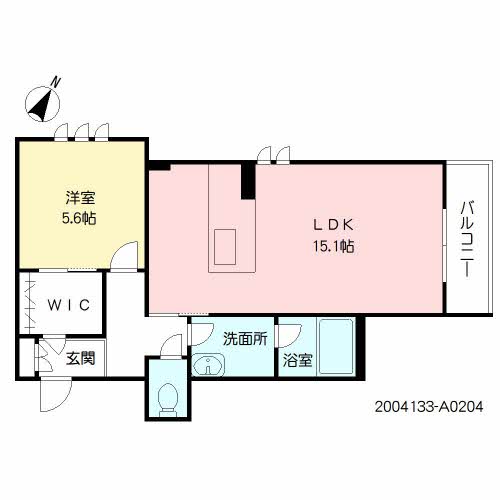 シャーメゾン　ルピナス　＊ A0204号-15
