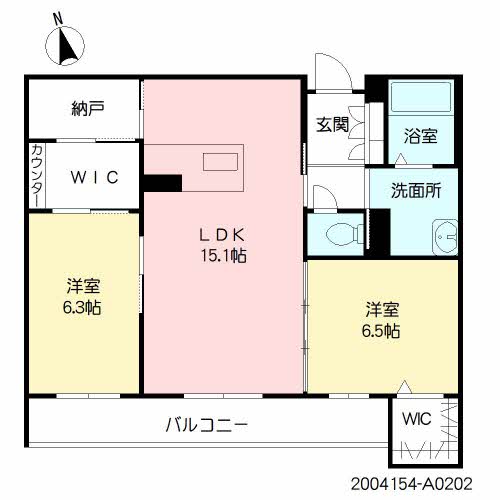 シャーメゾン出来島 A0202号-2