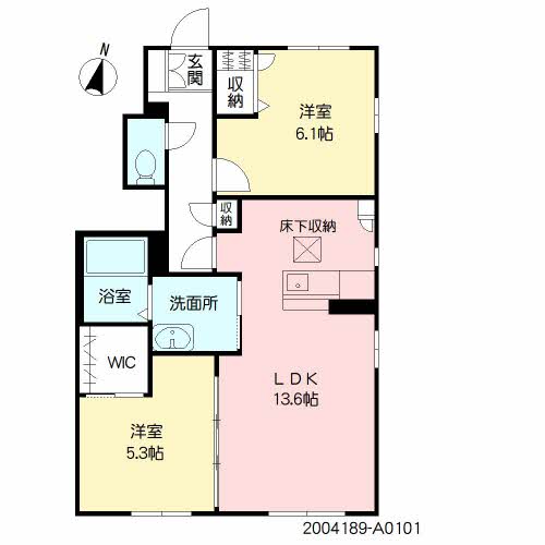 シャンティ　Ａ棟　＊A0101-2